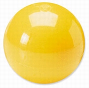 Zit/oefenbal classic, geel 45 cm 